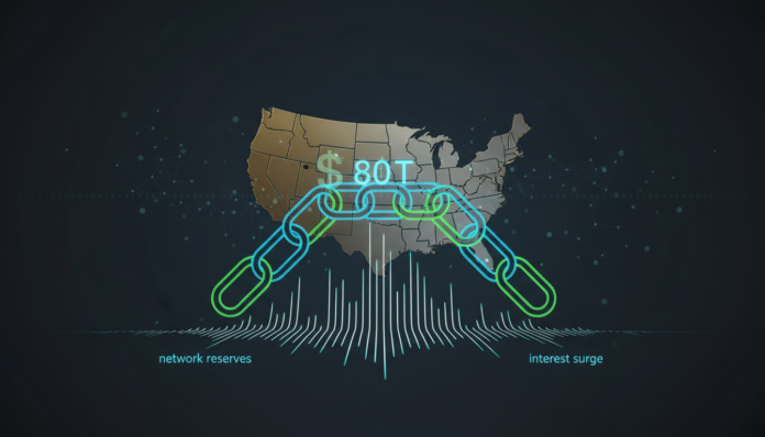 Chainlink Bridges $80T in US Equities On-Chain as Network Reserves, Interest Surge