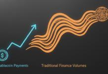 Stablecoin Payments Hit $390B, But Still Trail Traditional Finance Volumes Stablecoin Payments Hit $390B, But Still Trail Traditional Finance Volumes
