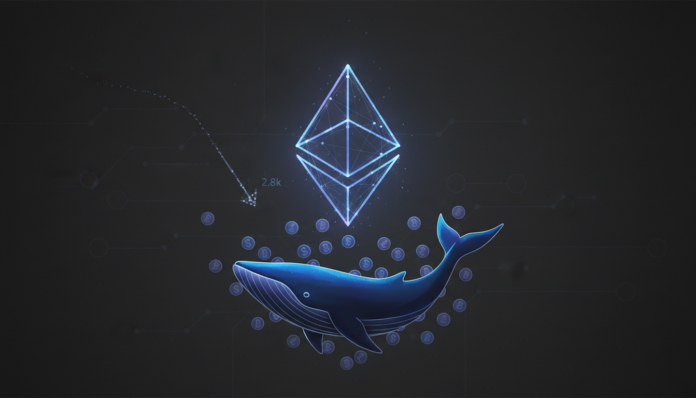 Ethereum whales buy $235M in ETH as price dips below $2.8k