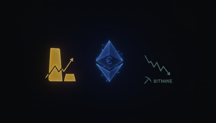 Bitmine Stakes $6.5B in ETH as Crypto Lags Behind Gold, Says Tom Lee