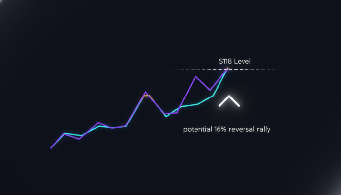 Solana Nears Key $118 Level, Analysts Forecast Potential 16% Reversal Rally