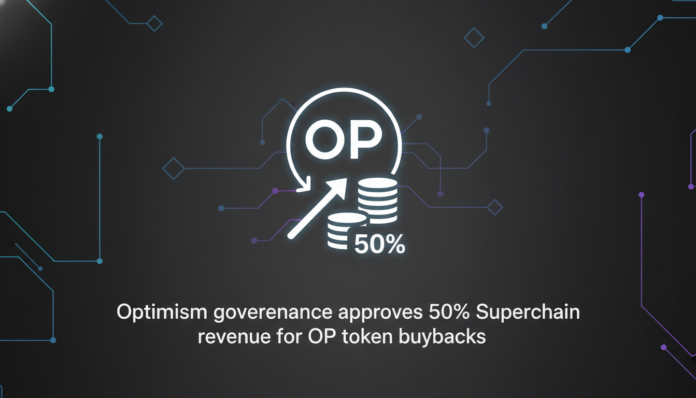 Optimism governance approves 50% Superchain revenue for OP token buybacks