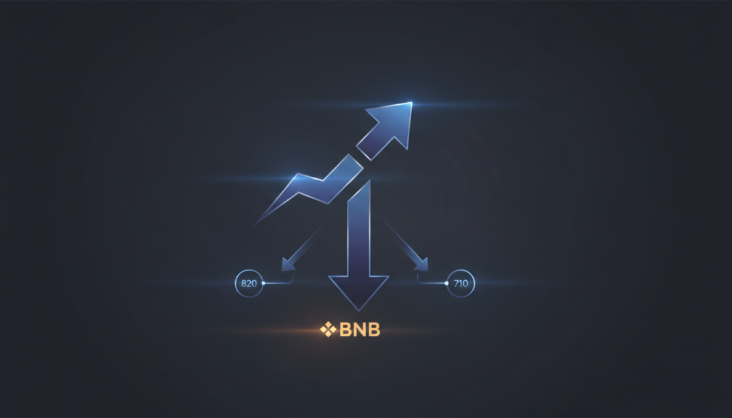BNB Rejected at $900, Eyeing $820 or $710 Support