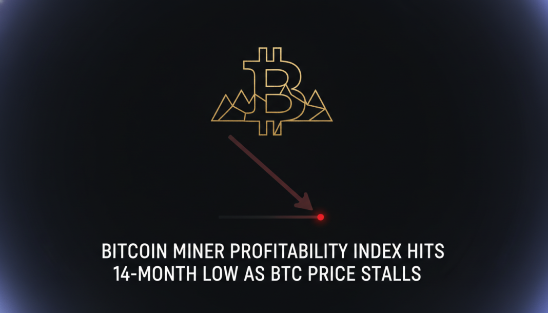 Bitcoin Miner Profitability Index Hits 14-Month Low As BTC Price Stalls