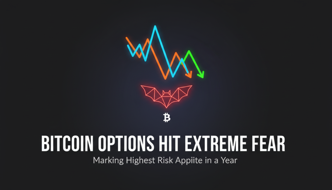 Bitcoin Options Hit Extreme Fear, Marking Highest Risk Appetite in a Year