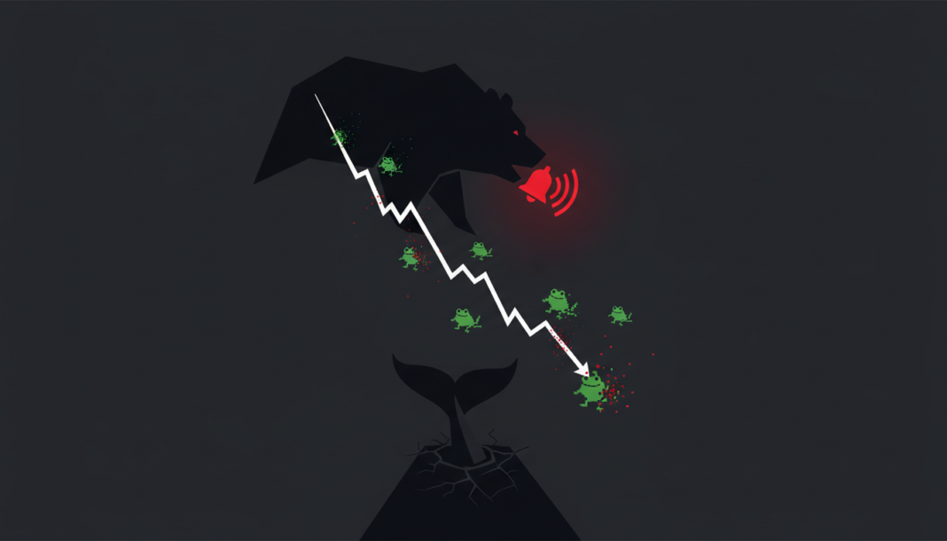 Bearish Alarm: PEPE Whale Dumps 858B Tokens Amid Crash, Raising Fears of Further Losses