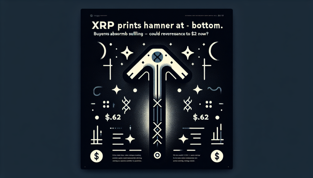 XRP Prints Hammer at Bottom; Buyers Absorb Selling - $1.62 Could Spark Reversal to $2 Now?