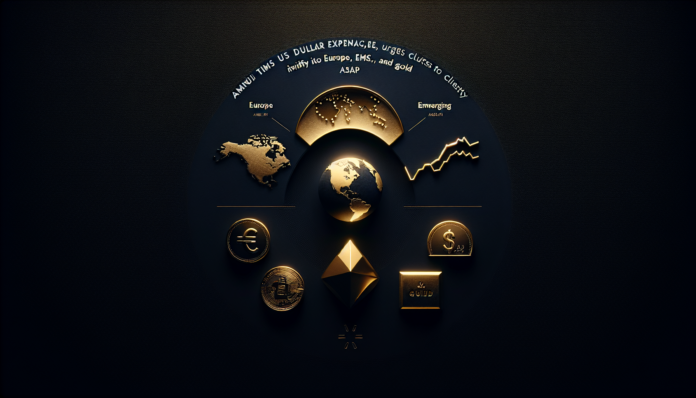 Amundi trims US dollar exposure, urges clients to diversify into Europe, EMs and gold asap