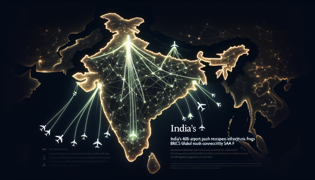 India's 400-airport push reshapes infrastructure fuels BRICS Global South connectivity SAF