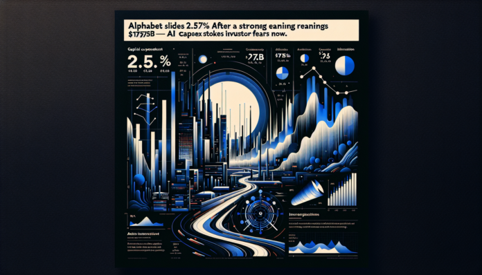 Alphabet slides 2.5% after strong earnings; $175B-$185B AI capex stokes investor fears now