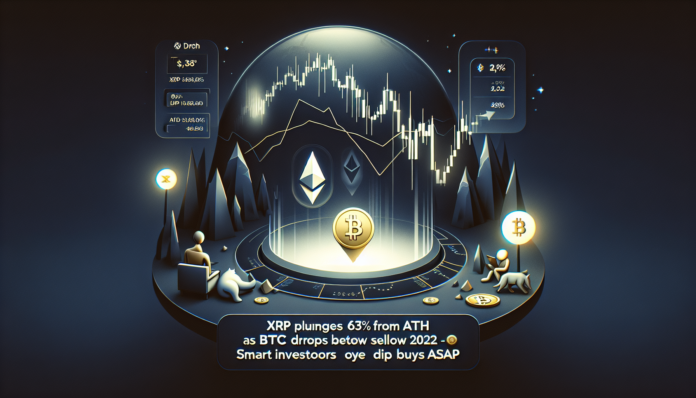 XRP Plunges 63% From ATH as BTC Drops Below 2021 Peak - Smart Investors Eye Dip Buys ASAP.