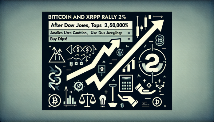 Bitcoin and XRP Rally 2% After Dow Tops 50,000; Analysts Urge Caution, Use DCA | Buy Dips!