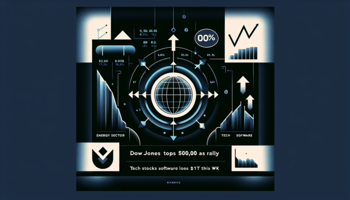 Dow Jones Tops 50,000 as Energy Leads Rally; Tech Stocks Slump, Software Loses $1T This wk