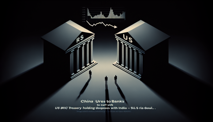 China Urges Banks to Curb US Treasury Holdings as BRICS Rift Deepens with India-US Deal...