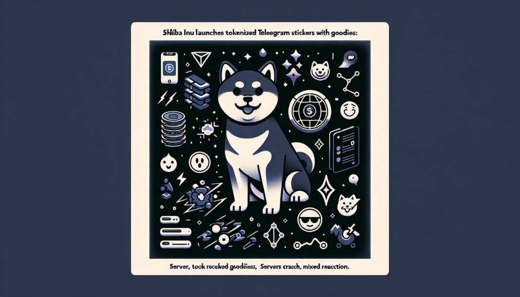 Shiba Inu launches tokenized Telegram stickers with Goodies; servers crash, mixed reaction