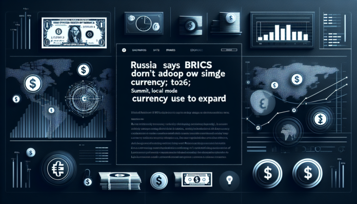 Russia says BRICS won't adopt single currency at 2026 summit; local currency use to expand