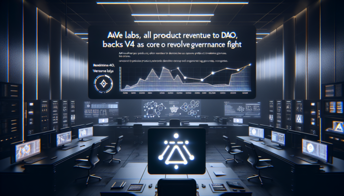 Aave Labs offers all product revenue to DAO, backs v4 as core to resolve governance fight.