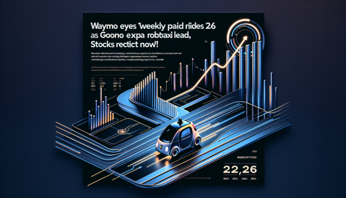 Waymo Eyes 1M Weekly Paid Rides by 2026 as GOOGL Expands Robotaxi Lead, Stocks React Now!!
