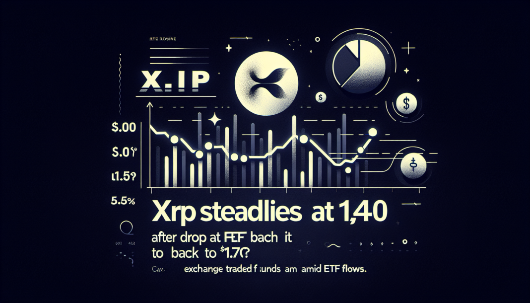 XRP Steadies at $1.40 After Drop to $1.16 — Can ETFs Push It Back to $1.70? Amid ETF Flows