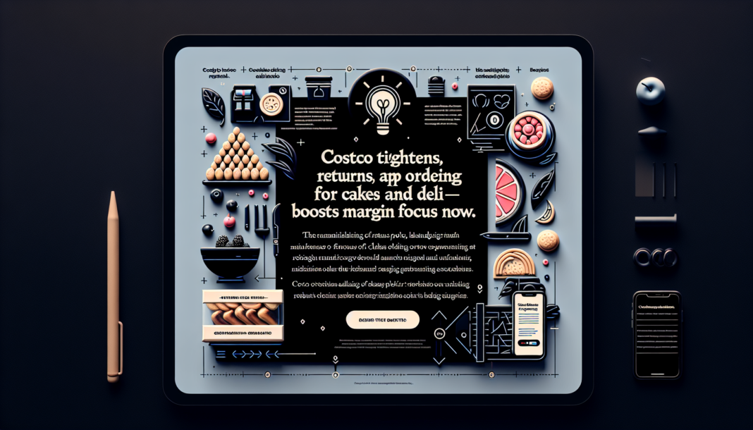 Costco tightens returns, launches app ordering for cakes and deli—boosts margin focus now.