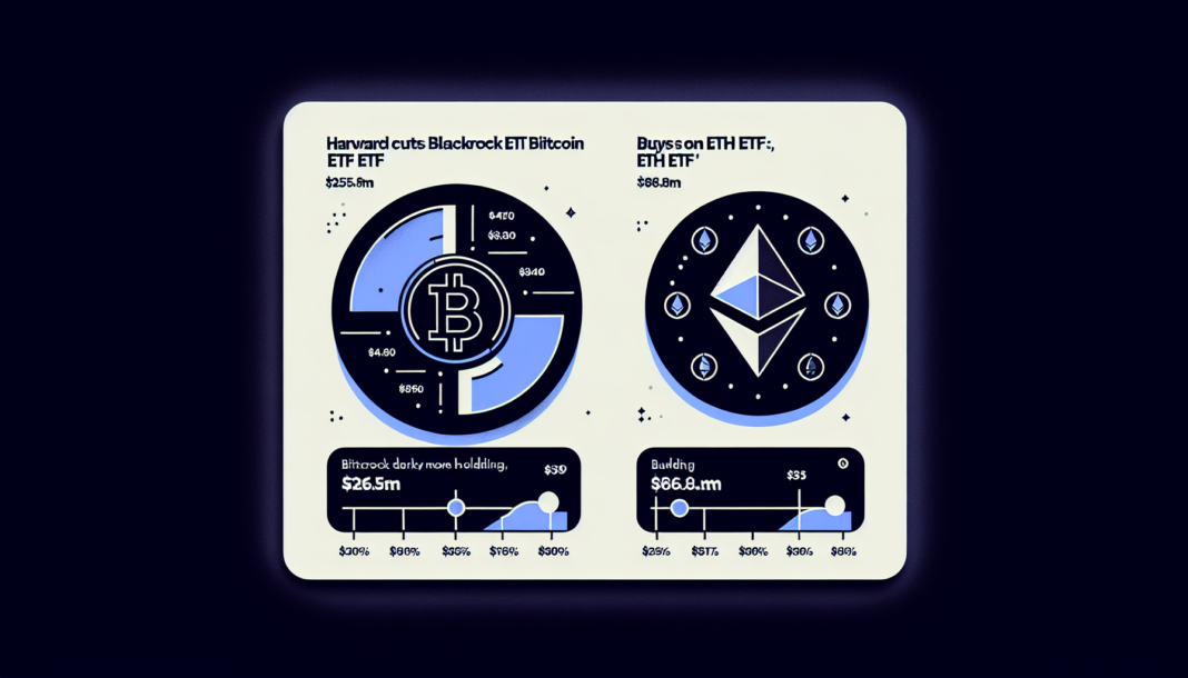 Harvard Cuts BlackRock Bitcoin ETF Holding to $265.8M, Buys $86.8M in ETH ETF; Bets on ETH