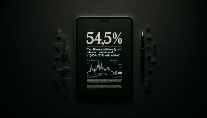 After 54.5% fall from $1,369 ATH, can Binance's BNB rebound to $1,500 in 2026 amid selloff