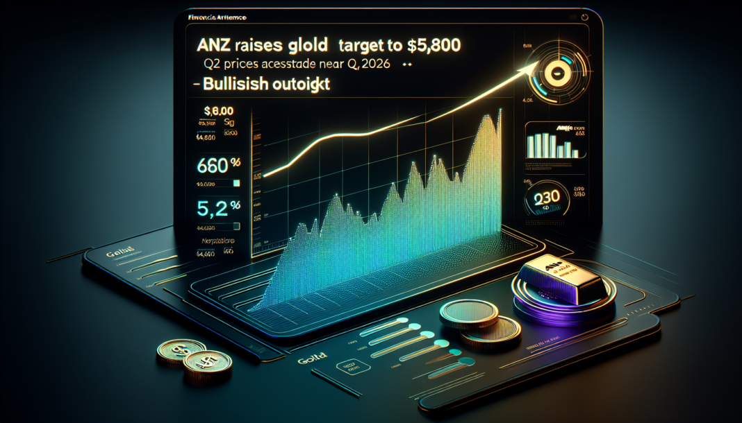 ANZ Raises Gold Target to $5,800 for Q2 2026 as Prices Trade Near $4,900 — Bullish Outlook