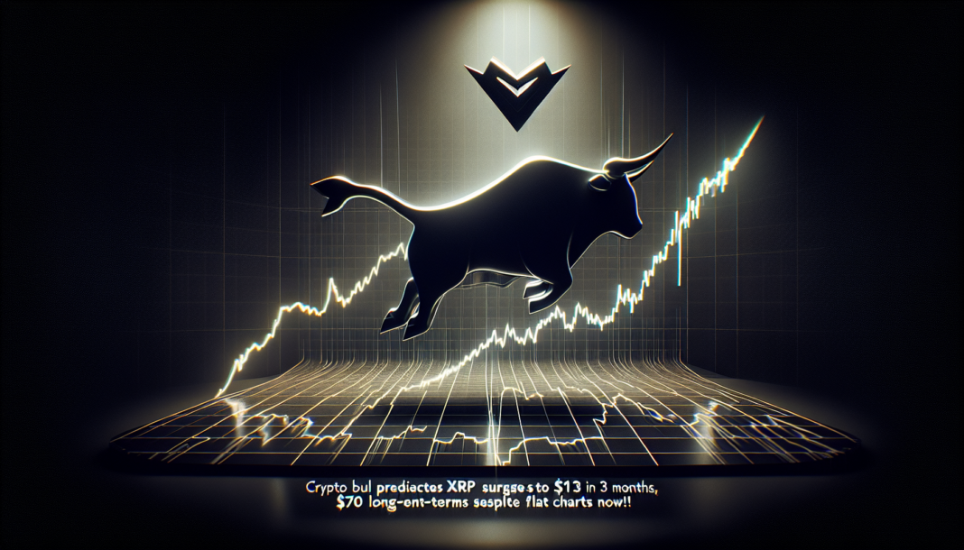 Crypto Bull Predicts XRP Surge to $13 in 3 Months, $70 Long-Term Despite Flat Charts Now!!