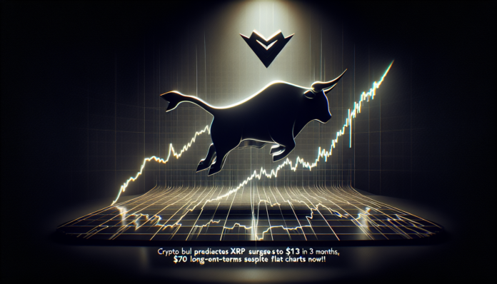 Crypto Bull Predicts XRP Surge to $13 in 3 Months, $70 Long-Term Despite Flat Charts Now!!