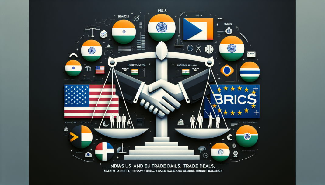 India's US and EU trade deals slash tariffs, reshape BRICS role and global trade balance!!