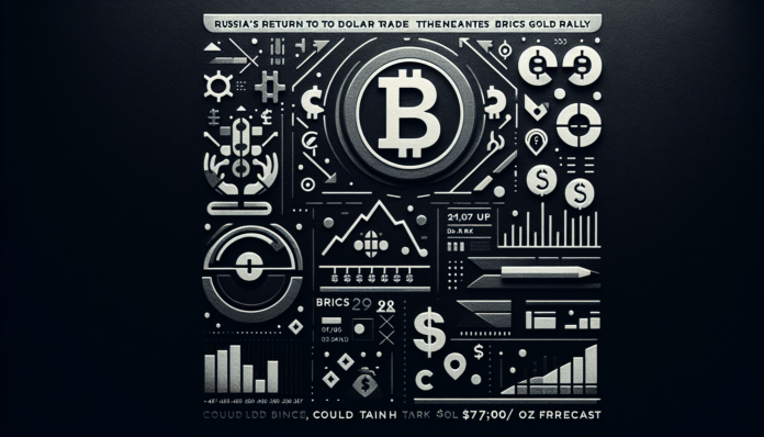 Russia's Return to Dollar Trade Threatens BRICS Gold Rally, Could Tank $7,000/oz Forecast.