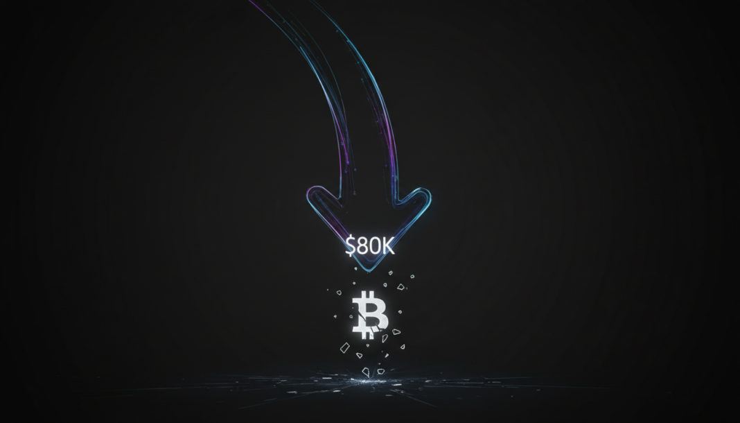 Bitcoin Plunges to 9-Month Low Below $80K as Inflows Dry Up, Selling Pressure Mounts