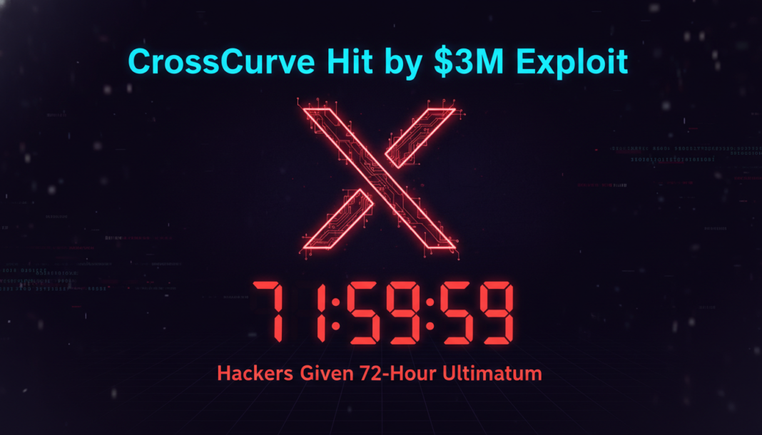 CrossCurve Hit by $3M Exploit, Gives Hackers 72-Hour Ultimatum