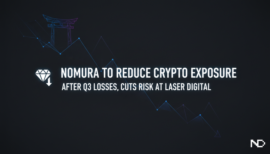 Nomura to Reduce Crypto Exposure After Q3 Losses, Cuts Risk at Laser Digital