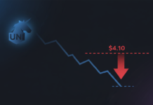 Uniswap (UNI) Breaks Critical $4.10 Support, Risking 45% Further Drop Uniswap (UNI) Breaks Critical $4.10 Support, Risking 45% Further Drop