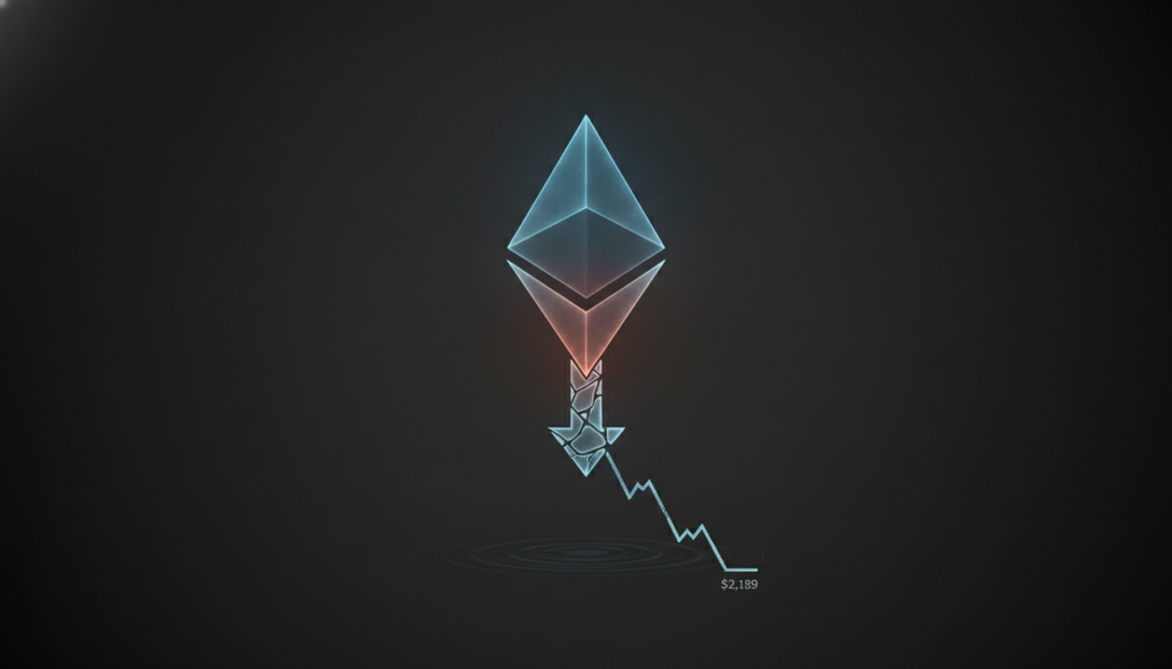 Ethereum Under Bearish Pressure as BTC Weakness Drags ETH to $2,189