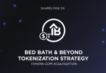 Bed Bath & Beyond Shares Rise 5% on Tokenization Strategy, Tokens.com Acquisition Bed Bath & Beyond Shares Rise 5% on Tokenization Strategy, Tokens.com Acquisition