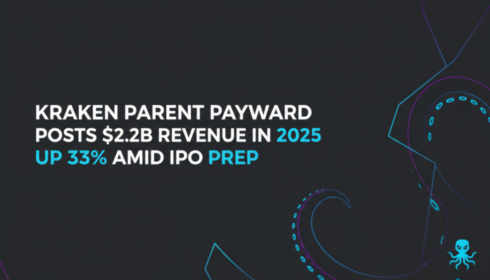 Kraken Parent Payward Posts $2.2B Revenue in 2025, Up 33% Amid IPO Prep