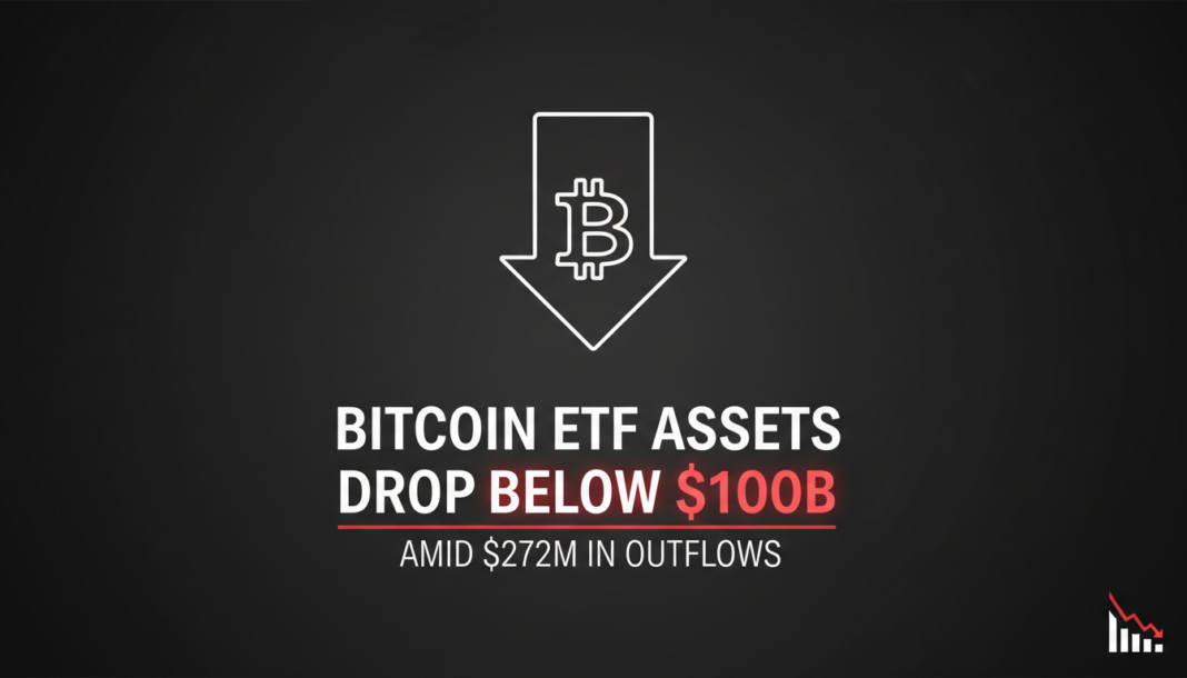 Bitcoin ETF assets drop below $100B amid $272M in outflows