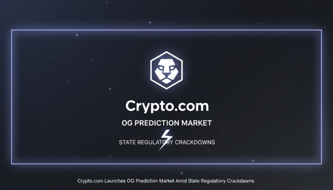 Crypto.com Launches OG Prediction Market Amid State Regulatory Crackdowns