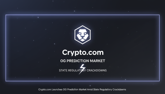 Crypto.com Launches OG Prediction Market Amid State Regulatory Crackdowns