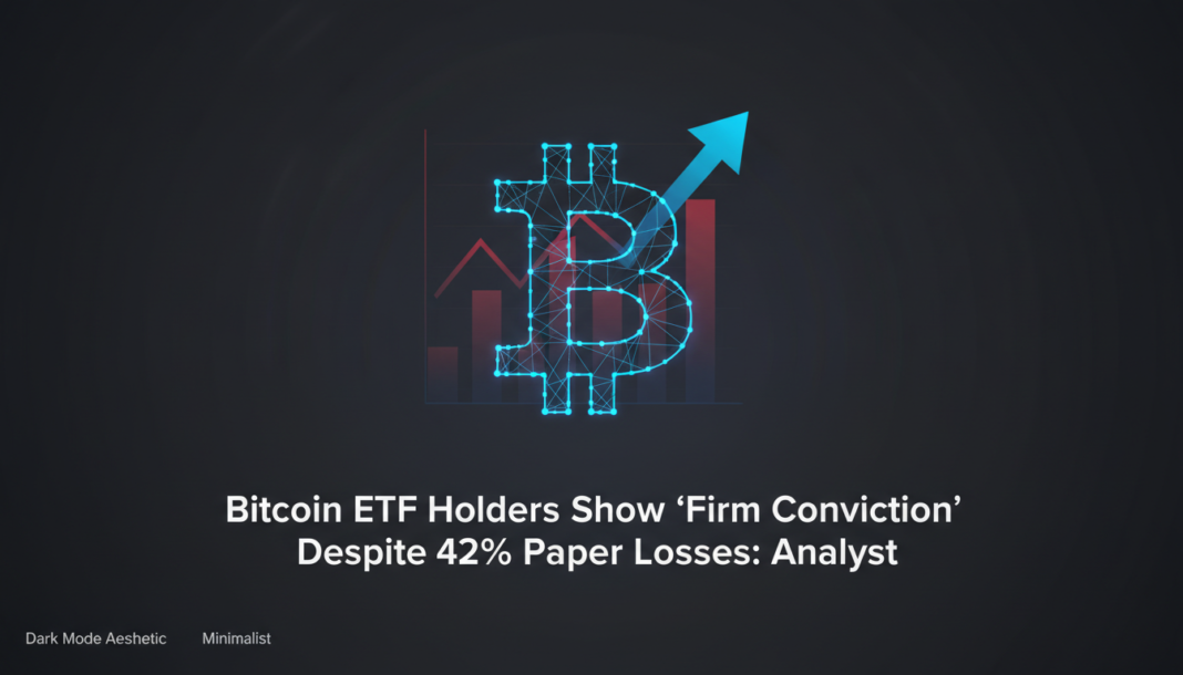Bitcoin ETF Holders Show 'Firm Conviction' Despite 42% Paper Losses: Analyst