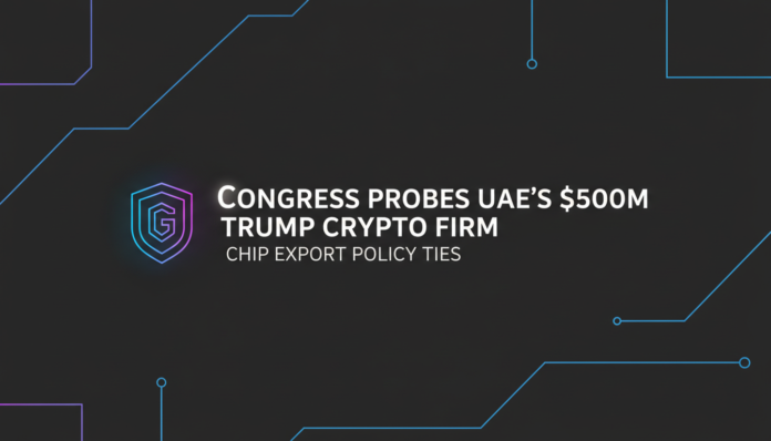 Congress Probes UAE's $500M Trump Crypto Firm Ties to Chip Export Policy