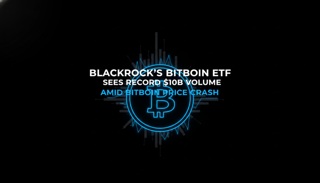 BlackRock's Bitcoin ETF sees record $10B volume amid Bitcoin price crash