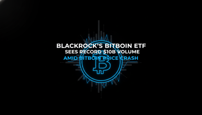 BlackRock's Bitcoin ETF sees record $10B volume amid Bitcoin price crash