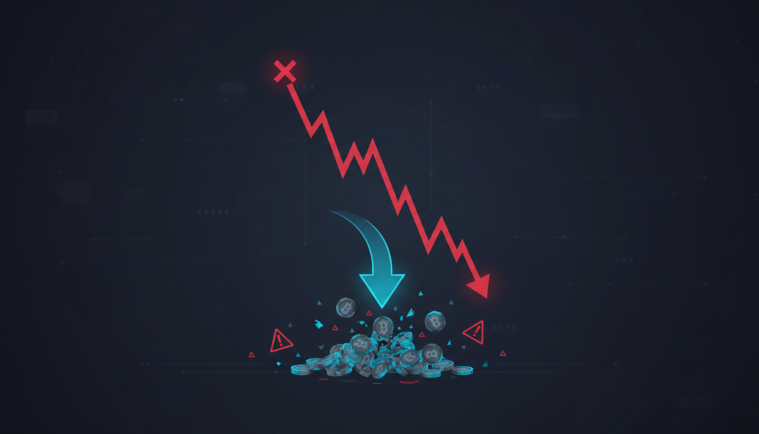 XRP Tumbles 61% From Peak as Capital Exits and On-Chain Warnings Mount