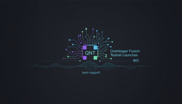Quant (QNT) Tests Support at $62 as Overledger Fusion Testnet Launches