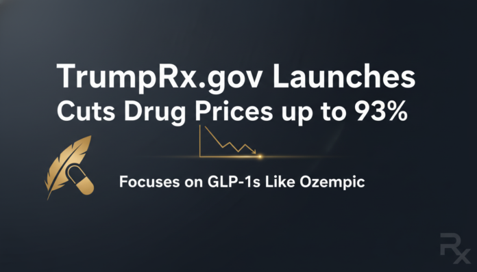 TrumpRx.gov Launches: Cuts Drug Prices up to 93%, Focuses on GLP-1s Like Ozempic