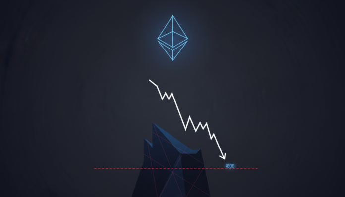 Ethereum Tests $1,800 Support as Bearish Pressure Mounts