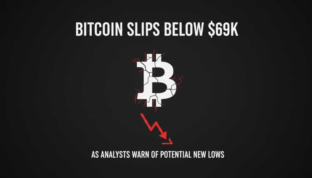 Bitcoin Slips Below $69K as Analysts Warn of Potential New Lows
